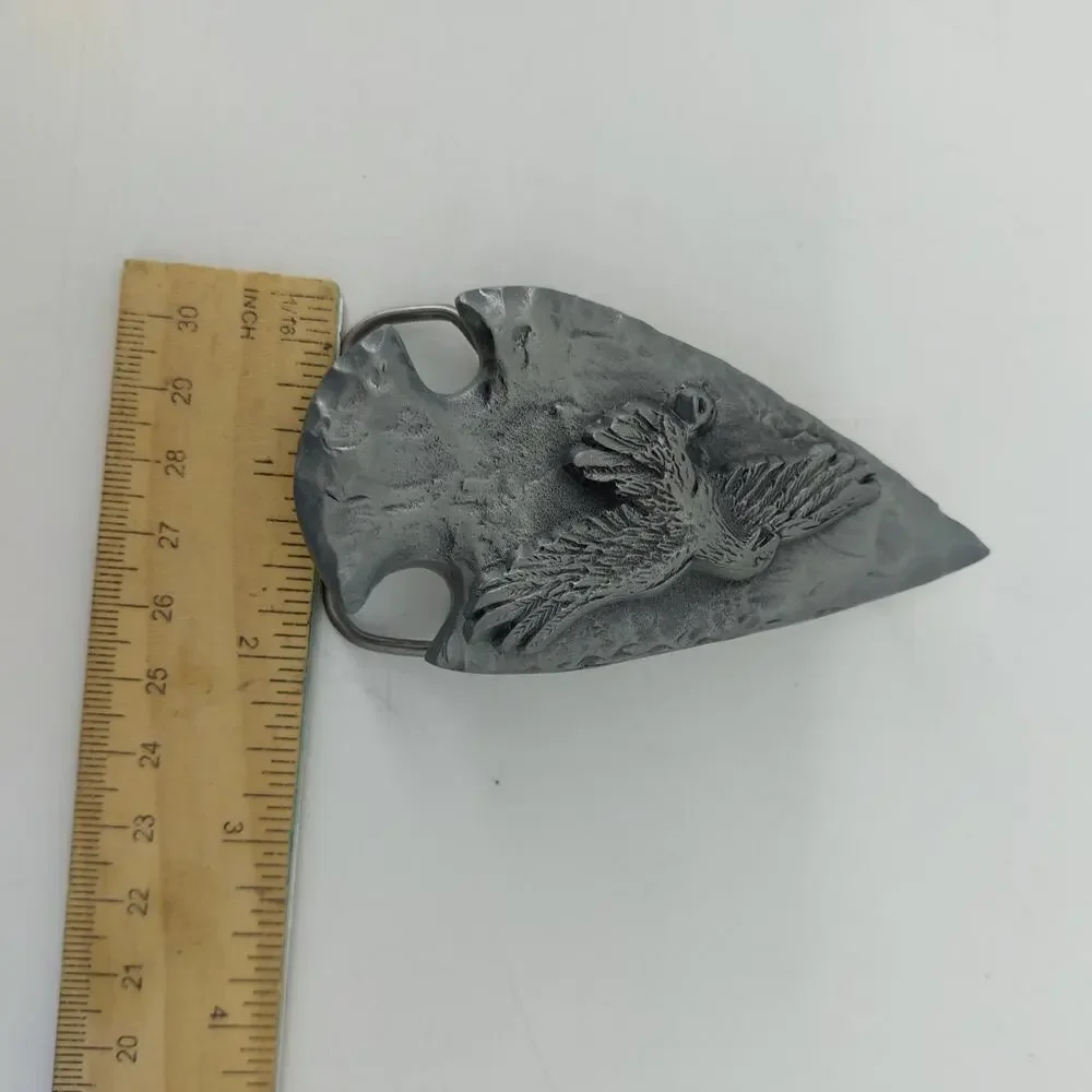 Western Cowboy Arrow Eagle Belt Buckle Native American